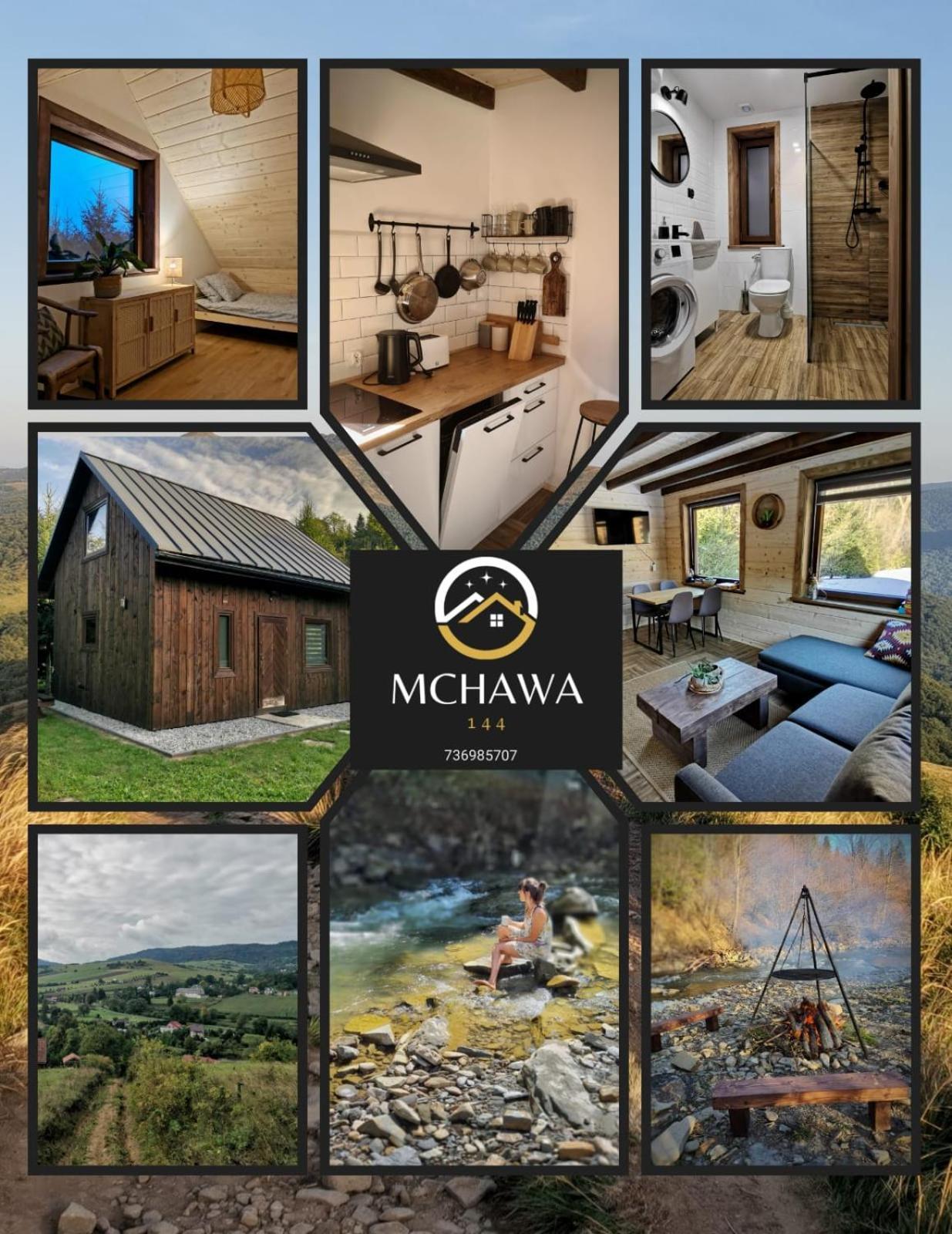 Domek W Bieszczadach Mchawa 144 Baligród Exterior foto